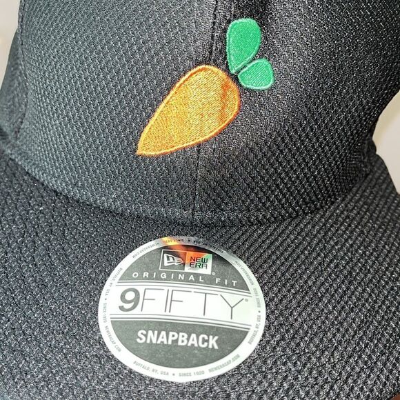 Black New Era Jannik Sinner SnapBack Tennis Carrot French Open Hat Cap US Open - Picture 2 of 6